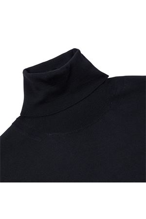 Maglia lana merino nero PAOLO PECORA | A003F0019000